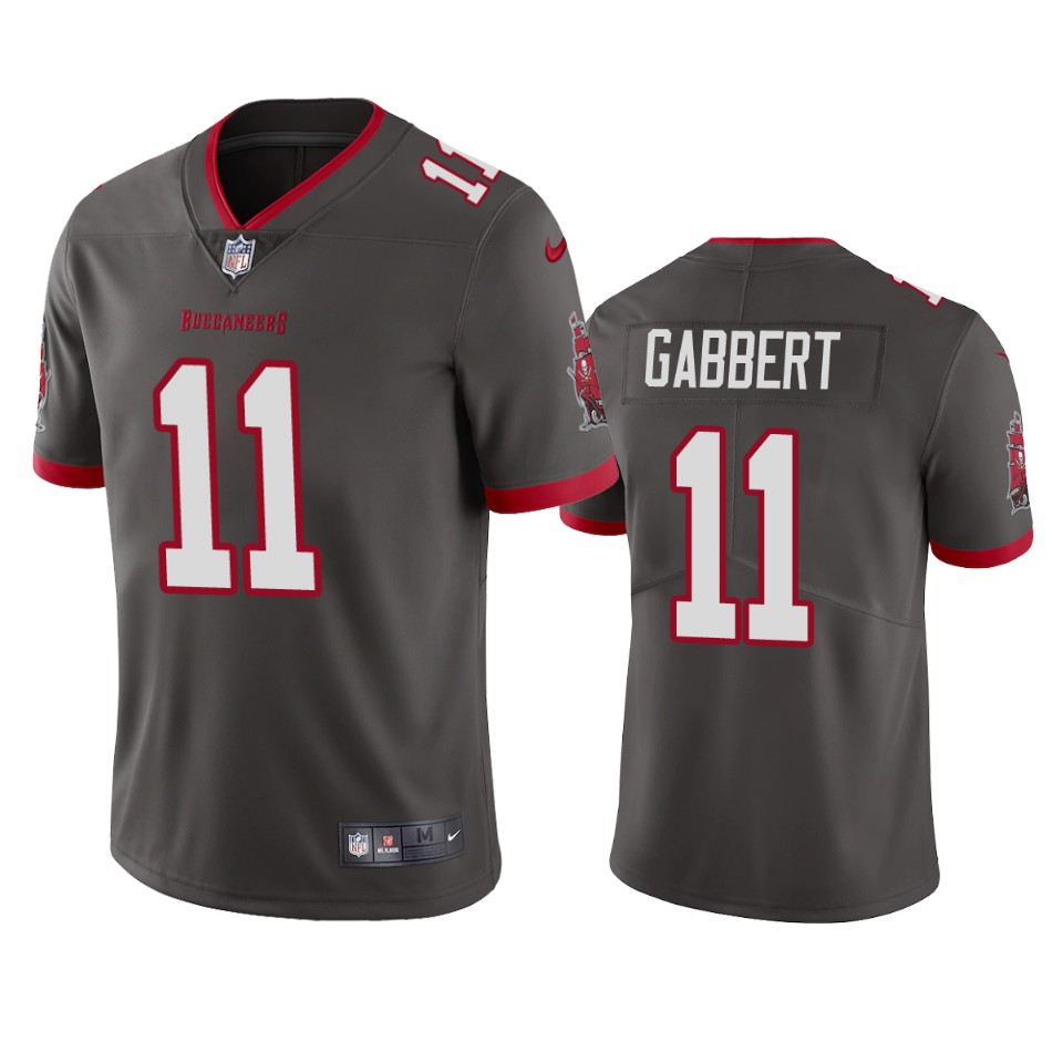 Tampa Bay Buccaneers Men Nike NFL #11 Blaine Gabbert  Pewter Vapor Limited Jersey